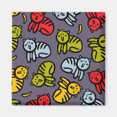 Katten en bananen magneet (Voorkant)