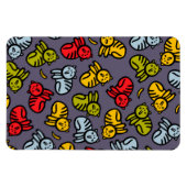 Katten en bananen magneet (Horizontaal)