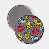 Katten en bananen magneet (Voorkant / Achterkant)