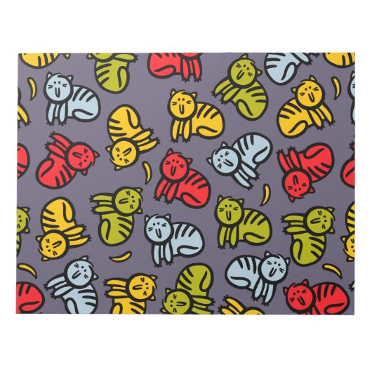 Katten en bananen notitieblok (Voorkant)