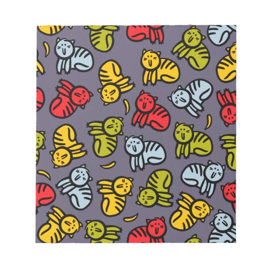 Katten en bananen notitieblok (Voorkant)