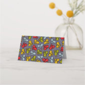 Katten en bananen plaatskaartje (Achterkant)