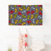 Katten en bananen spandoek (Insitu)