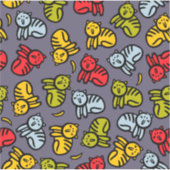 Katten en bananen sticker (Voorkant)