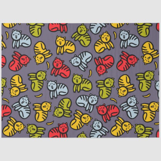 Katten en bananen tissuepapier (Voorkant)