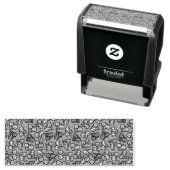 Katten en bananen zelfinktende stempel (In situ)