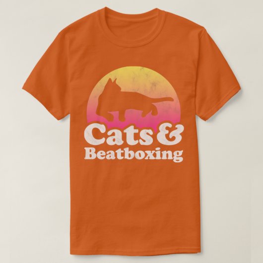 Katten en Beatboxing Gift T-shirt (Design voorkant)