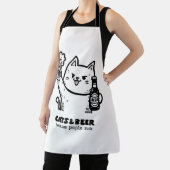 Katten en bier 1 schort (Insitu)