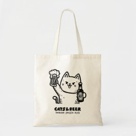 Katten en bier 1 tote bag