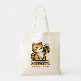 Katten en bier 2 tote bag