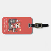 Katten en boeken Bagagelabel (Voorkant horizontaal)