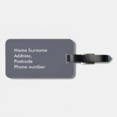 Katten en boeken Kerst Bagagelabel (Achterkant horizontaal)