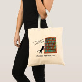 Katten en boeken tote bag (Voorkant (product))