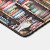 Katten en boekenliefhebbers bureaumat (Hoek)