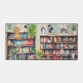Katten en boekenliefhebbers bureaumat (Voorkant)