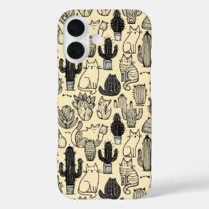 Katten en cactus grappige iPhone / iPad case