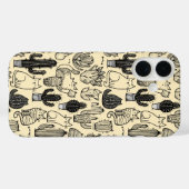 Katten en cactus grappige iPhone / iPad case (Achterkant (horizontaal))