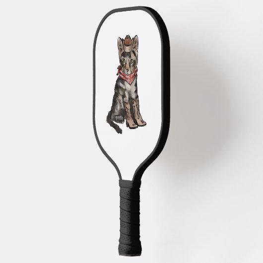 Katten en cowboys pickleball paddle (Links)