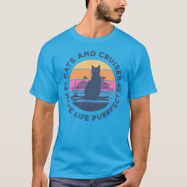 Katten en cruises maken het leven Purrfect Shirt