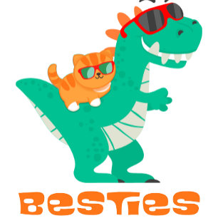 Katten en dinosauriërs als beste vrienden