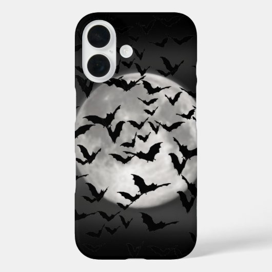 Katten en een Full Moon Halloween Case-Mate iPhone Case (Achterkant)