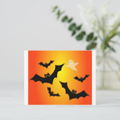 Katten en een Ghost Briefkaart (Staand voorkant)