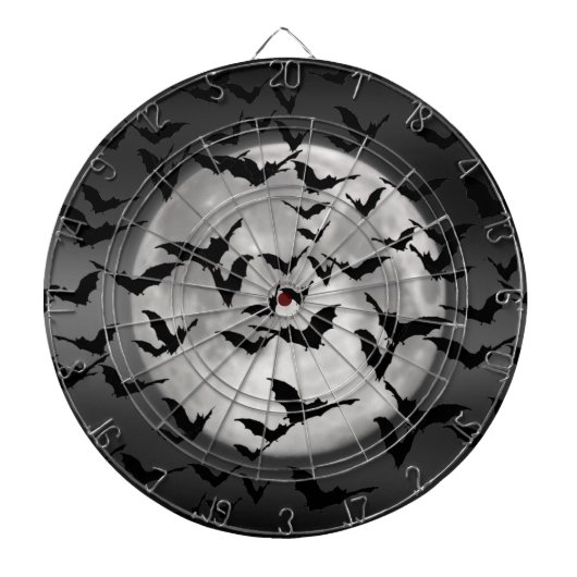 Katten en een volle maan dartbord (Voorkant)