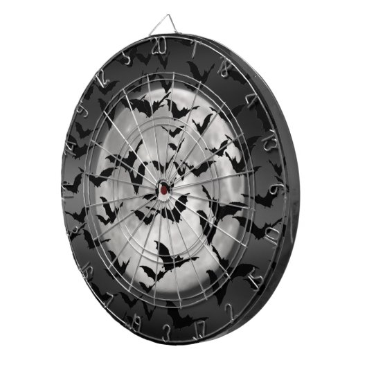 Katten en een volle maan dartbord (Voorkant Rechts)