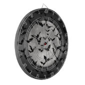 Katten en een volle maan dartbord (Voorkant Links)