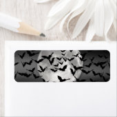 Katten en een volle maan etiket (Insitu)