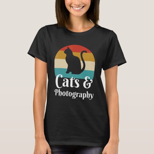 Katten en fotografie t-shirt (Voorkant)