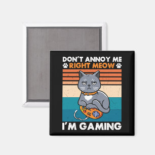 Katten en gaming voor het kattenspel magneet