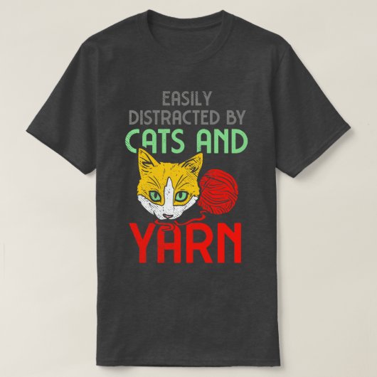Katten en garen 3 t-shirt (Design voorkant)