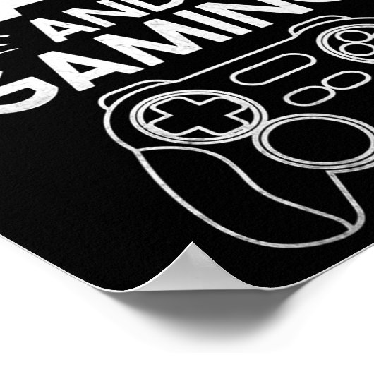 Katten en grappige kattever voor games poster (Hoek)