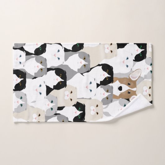 Katten en handdoeken (Handdoek)