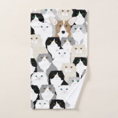 Katten en handdoeken (Handdoek)