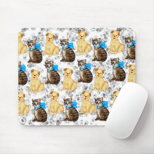 katten en honden2 muismat (Met muis)