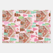 Katten en honden cadeautas voor ontbijtkoeken inpakpapier vel (Voorkant 3)