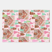 Katten en honden cadeautas voor ontbijtkoeken inpakpapier vel (Voorkant 2)