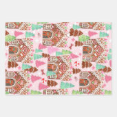 Katten en honden cadeautas voor ontbijtkoeken inpakpapier vel (Voorkant)