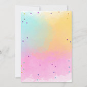 Katten en Honden Feest Pawty Dieren Meisje Verjaar Kaart (Achterkant)