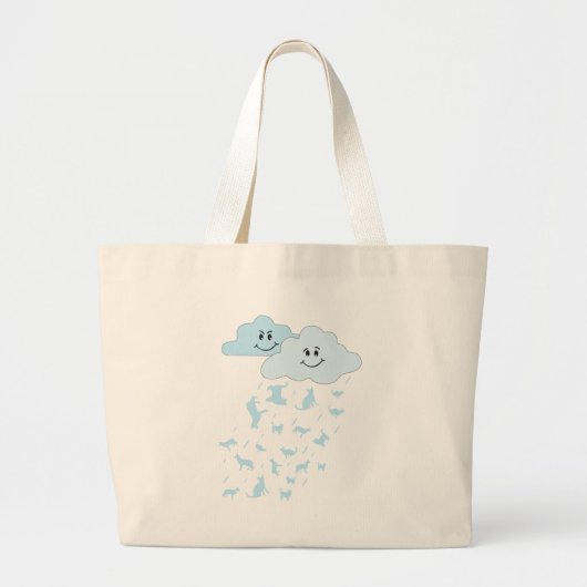 katten en honden grote tote bag (Voorkant)
