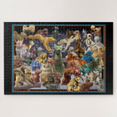 Katten en honden legpuzzel (Horizontaal)