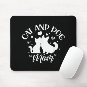 Katten En Honden Moeder Meisje Liefhebber Honden K Muismat