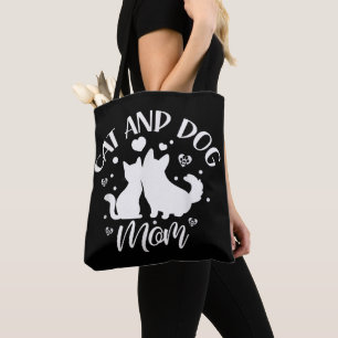 Katten En Honden Moeder Meisje Liefhebber Honden K Tote Bag