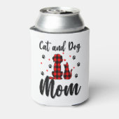 Katten en honden Moederdag papaverdieren Blikjeskoeler (Blikje Achterkant)