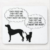 Katten en honden muismat (Voorkant)