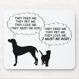 Katten en honden muismat