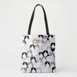 Katten en Honden Overal Tote Bag