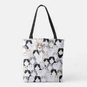 Katten en Honden Overal Tote Bag (Achterkant)
